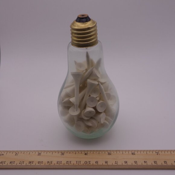 Decorative Light Bulb with Golf Tees in it - Picture 9 of 9